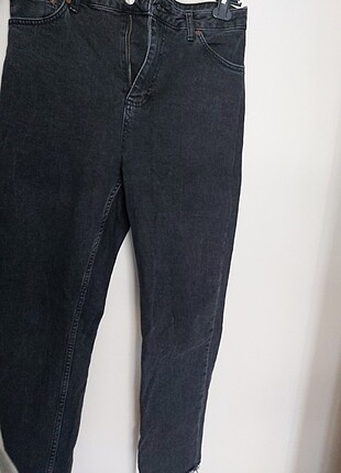 TOPSHOP siyah boru paça jean