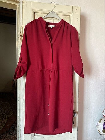 Bordo elbise