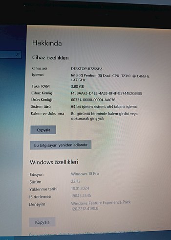 Siyah Lenovo Dizüstü Bilgisayar - Görsel 4
