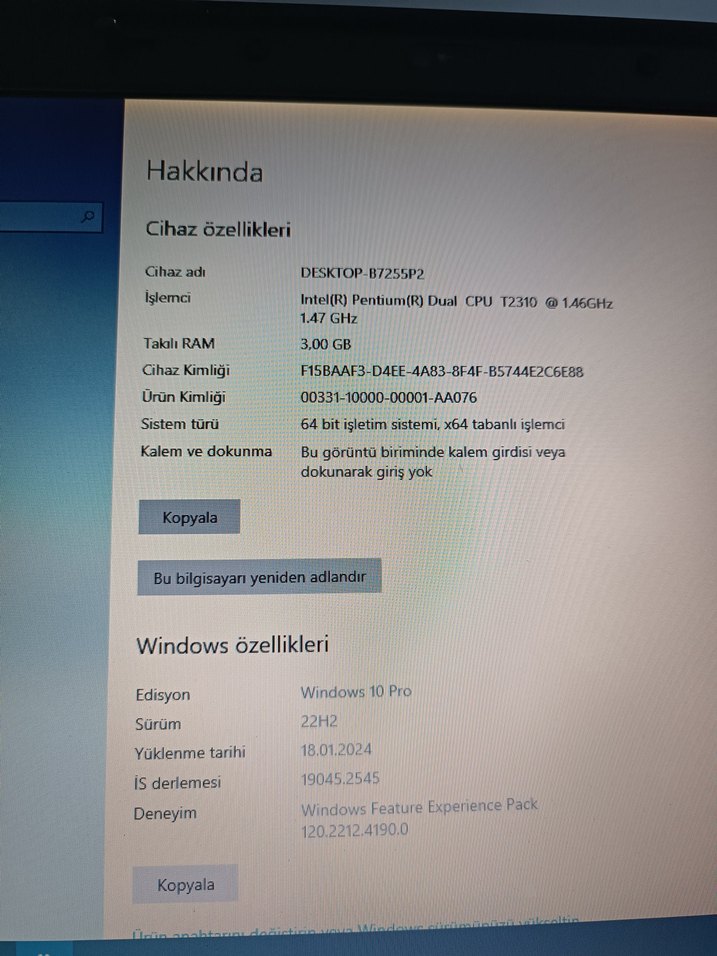 Siyah Lenovo Dizüstü Bilgisayar - Görsel 4