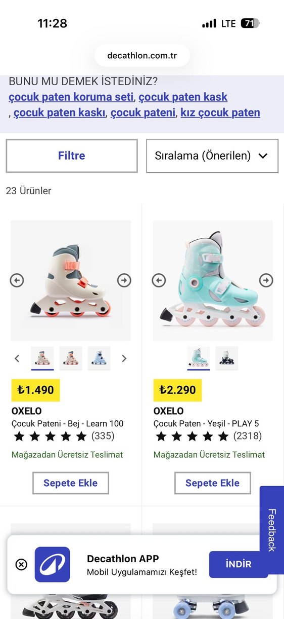 Mor çocuk paten 28-30 - Görsel 5