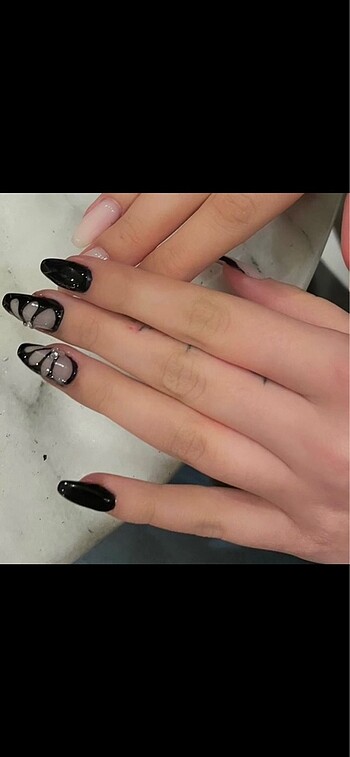 KELEBEK NAİL ARTLI TAKMA TIRNAK - Görsel 2