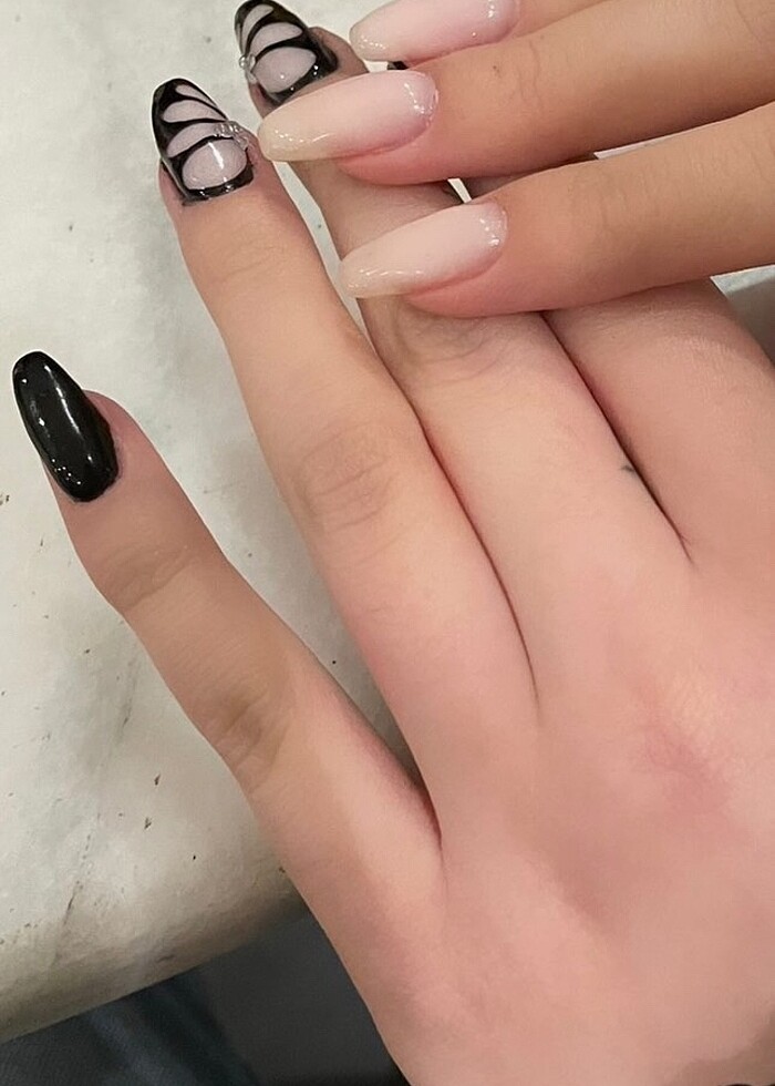 KELEBEK NAİL ARTLI TAKMA TIRNAK - Görsel 3