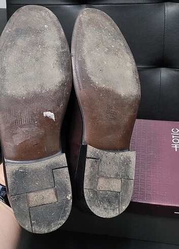 Hotiç 43 Numara Koyu Bordo Erkek Ayakkabı 0 Deri - Görsel 4