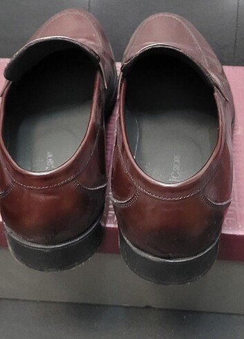 Hotiç 43 Numara Koyu Bordo Erkek Ayakkabı 0 Deri - Görsel 2