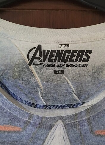 Marvel Avengers Kaptan Amerika Erkek XXL Beyaz T-Shirt Orijinal - Görsel 2