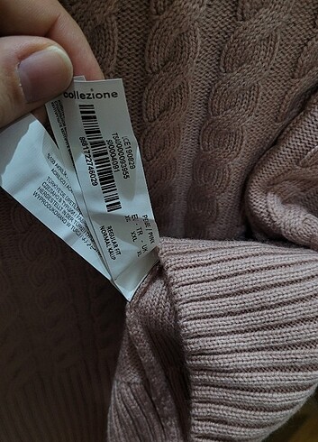 Erkek Gül Kurusu Renk XXL Beden Kazak (Collezione Marka) - Görsel 4