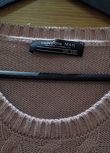 Erkek Gül Kurusu Renk XXL Beden Kazak (Collezione Marka) - Görsel 2