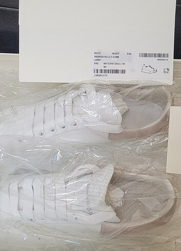 38,5 Beden Alexander McQueen Kadın Sneakers 38,5 Numara White/Patchouli (El