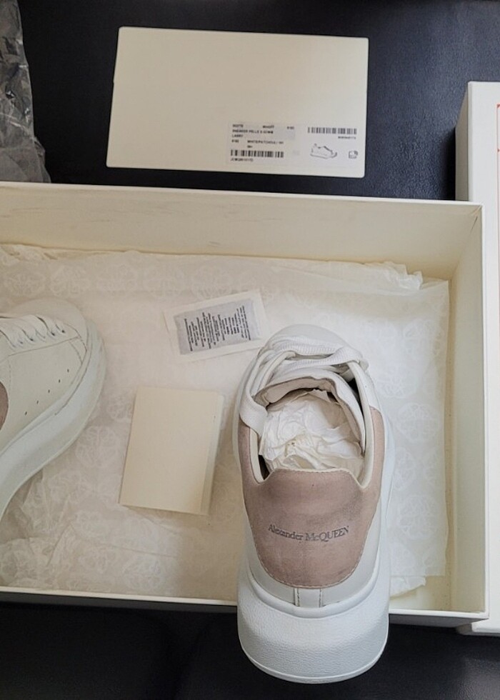 Alexander McQueen Kadın Sneakers 
38,5 Numara White/Patchouli - Görsel 4