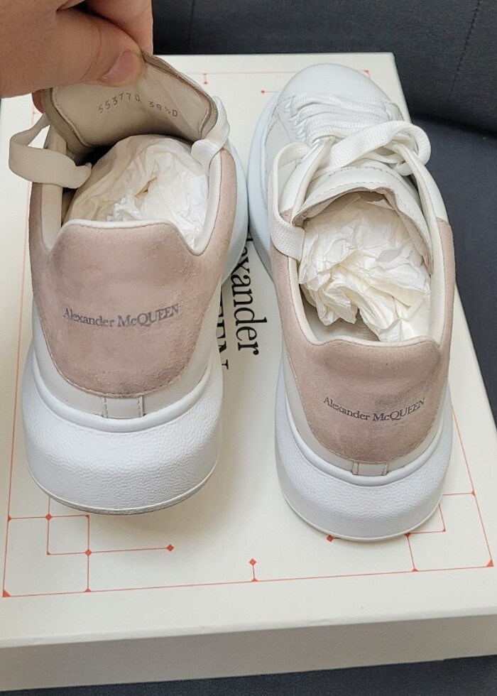 Alexander McQueen Kadın Sneakers 
38,5 Numara White/Patchouli - Görsel 5