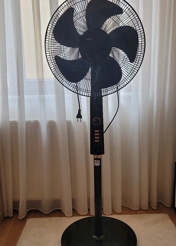 Siyah Vantilatör (Raks SF 16 MX Ayaklı Vantilatör 65 W) - Görsel 2