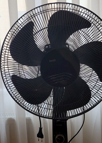 Siyah Vantilatör (Raks SF 16 MX Ayaklı Vantilatör 65 W) - Görsel 3