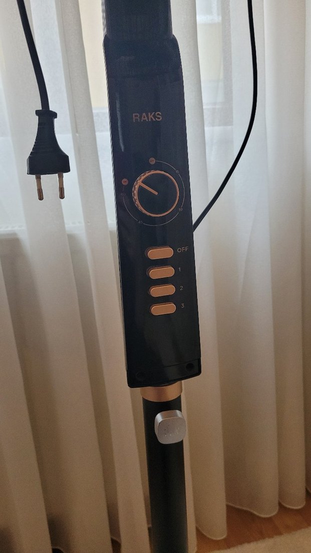 Siyah Vantilatör (Raks SF 16 MX Ayaklı Vantilatör 65 W) - Görsel 4