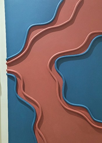 Pamuklu Bez Üzerine Canvas Soyut Tablo - Görsel 3