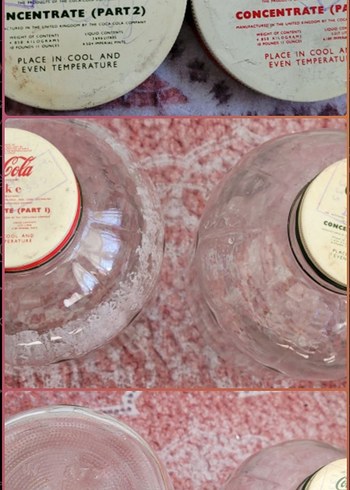 Coca Cola Konsantre Vintage Cam Şişe 3 Litrelik Part 1 ve Part 2 - Görsel 5