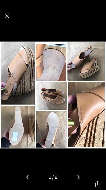 #Zara YENİ Platformtopuk Ayakkabı 41 - Görsel 6