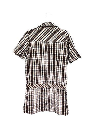 Diğer Kadın Ekoseli Tunik Gömlek L XL