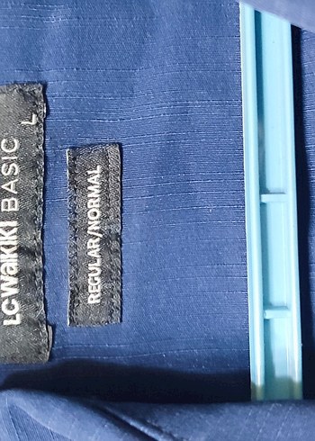 Erkek Koyu Lacivert Keten Kısa Kollu Gömlek - Görsel 3