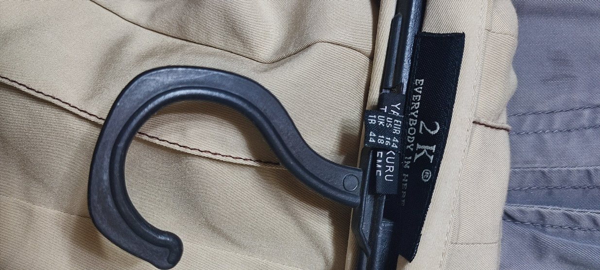 Bej Pileli Uzun Keten Etek - Görsel 3