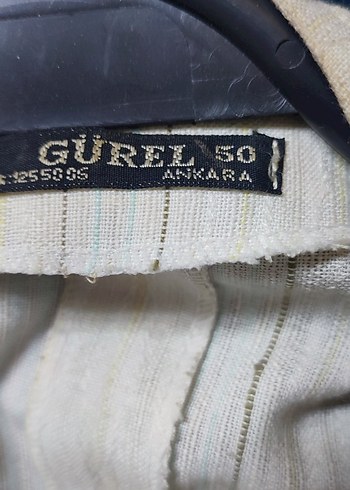 Düğmeli Beyaz Kadın Keten Gömlek - Görsel 3