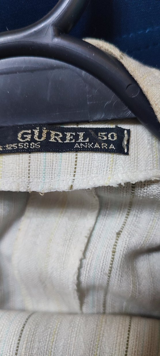 Düğmeli Beyaz Kadın Keten Gömlek - Görsel 3