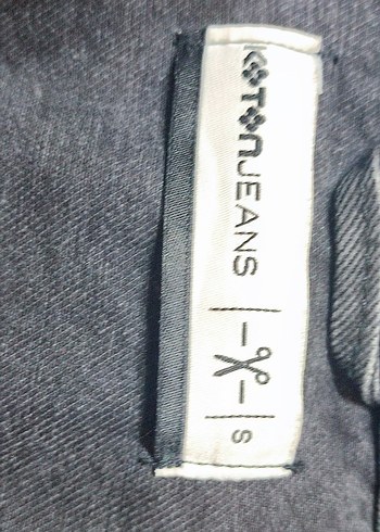 Gri Düğmeli Kadın Denim Ceket - Görsel 3