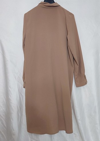 Bej Uzun Kollu Kadın Tunik - Görsel 2