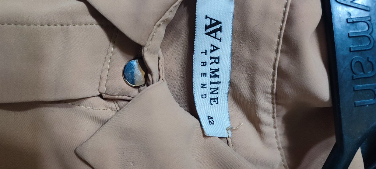 Bej Uzun Kollu Kadın Tunik - Görsel 3