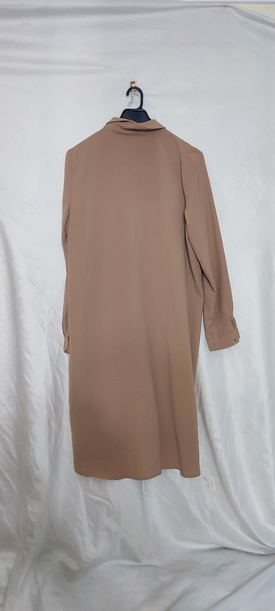 Bej Uzun Kollu Kadın Tunik - Görsel 2