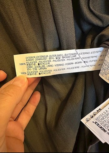 zara marka uzun yeşil elbise - Görsel 9