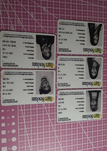Newjeans Njz ID Photocard