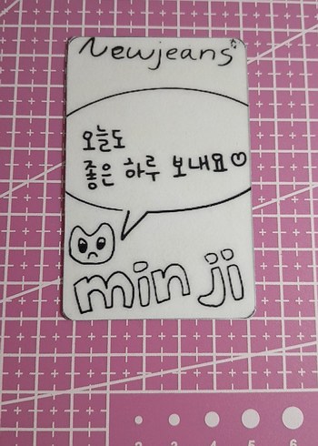  Minji Photocard