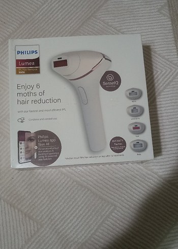 Beden Renk Philips Lumea IPL Lazer Epilasyon Cihazı Beyaz