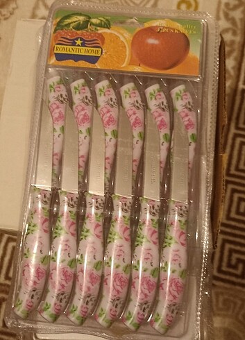 12'li bıçak takımı meyve bıçağı