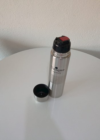 Unique gri termos 1 litre - Görsel 2