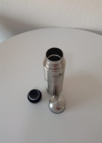 Unique gri termos 1 litre - Görsel 5