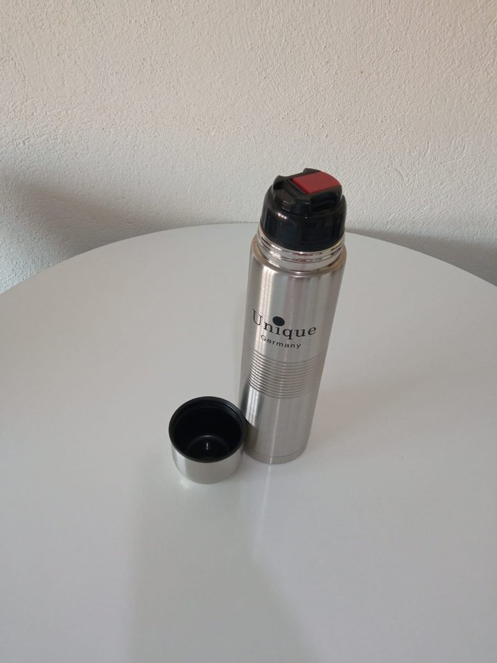 Unique gri termos 1 litre - Görsel 2