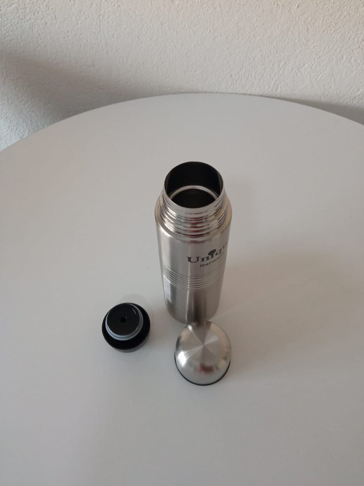 Unique gri termos 1 litre - Görsel 5