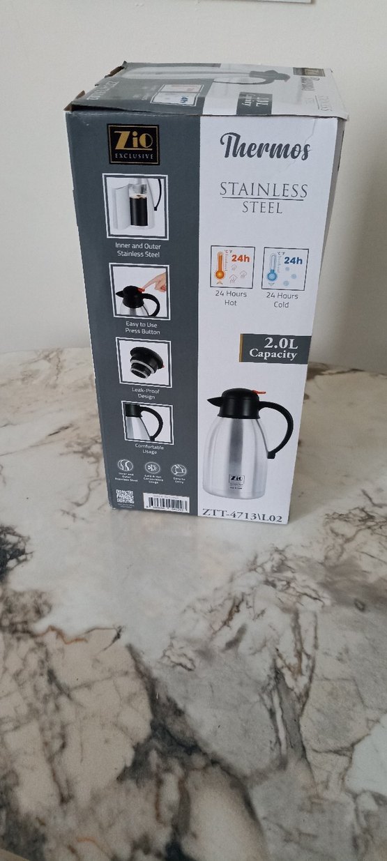 Paslanmaz Çelik 2.0L Termos Çaydanlık - Görsel 3