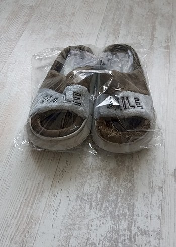 Bej, siyah, kahve renkli Terlik, Dolgu Topuk erkek terliği - Görsel 4