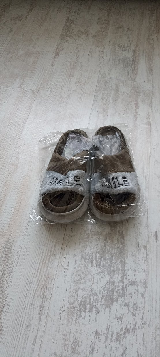 Bej, siyah, kahve renkli Terlik, Dolgu Topuk erkek terliği - Görsel 3