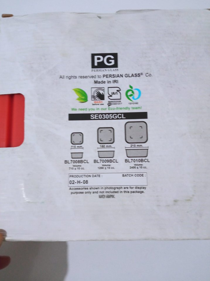 Kırmızı Kapaklı Cam Saklama Kapları Seti - Görsel 5