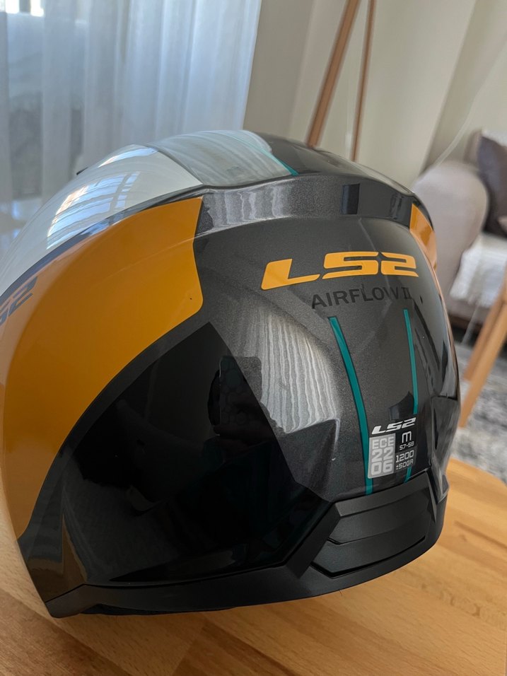 LS2 Airflow M beden motosiklet kaskı - Görsel 5