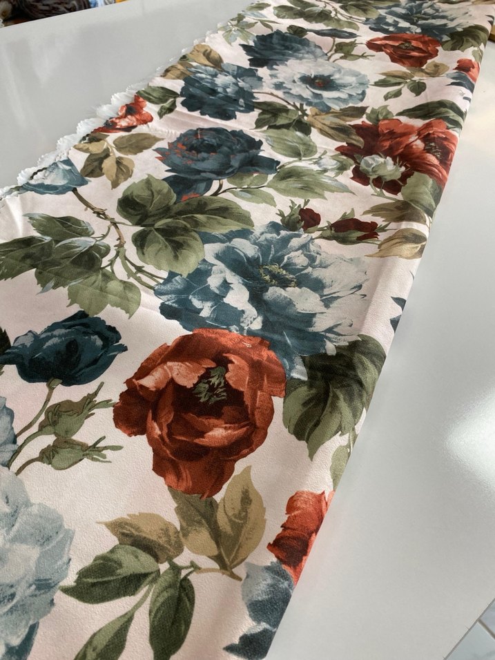 Çiçek Desenli Bohem masa örtüsü - Görsel 2
