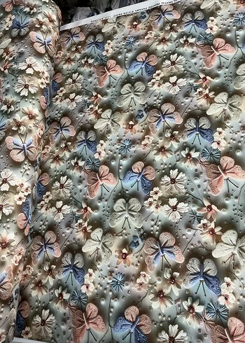 Nakışlı Çok Renkli Bohem Masa Örtüsü - Görsel 3