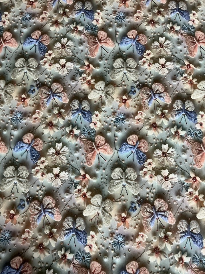 Nakışlı Çok Renkli Bohem Masa Örtüsü - Görsel 4