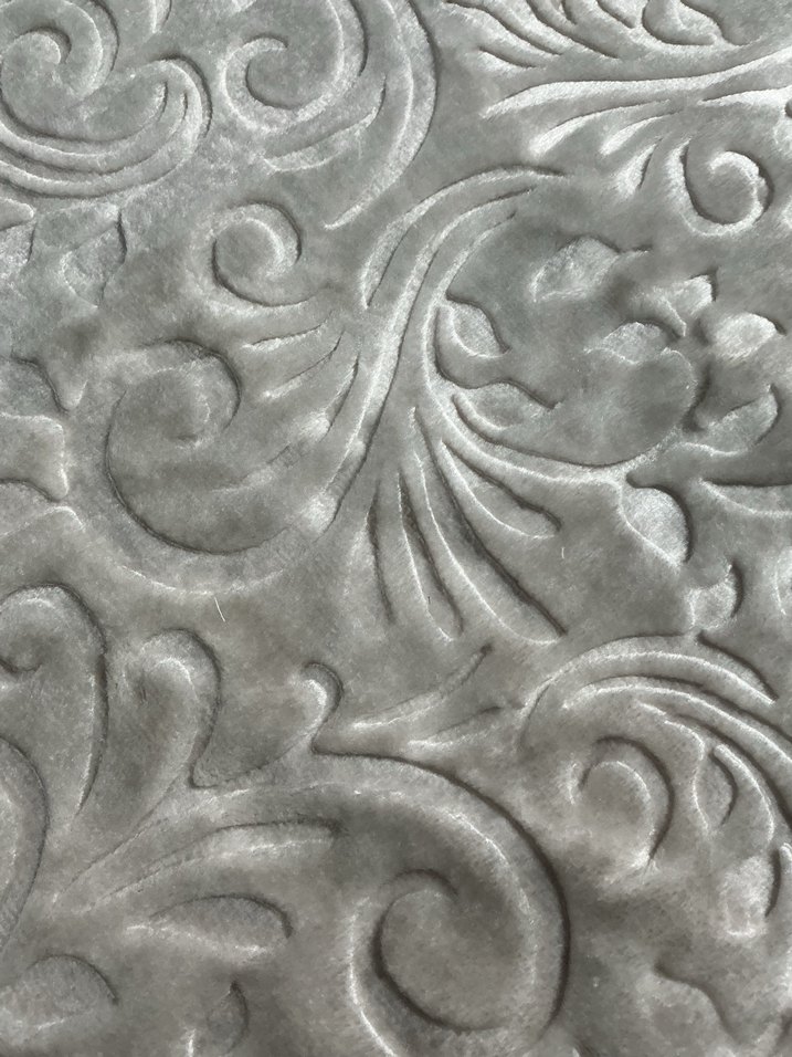 Nakışlı Gri bebek battaniyesi - Görsel 2