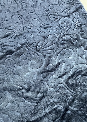 Koyu Mavi Desenli Yumuşak Battaniye bebek - Görsel 2