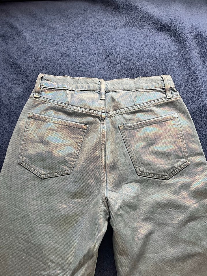 Hologramlı jean parlak frame beymen — görsel 4/7
